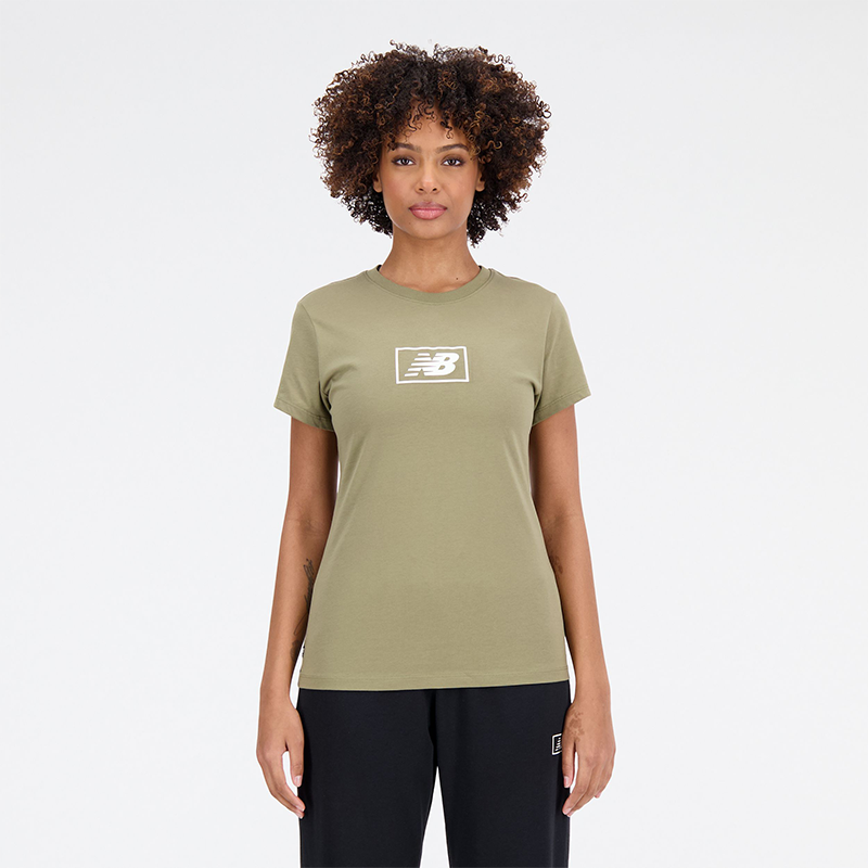 

Dámske tričko New Balance WT33515CGN – zelené