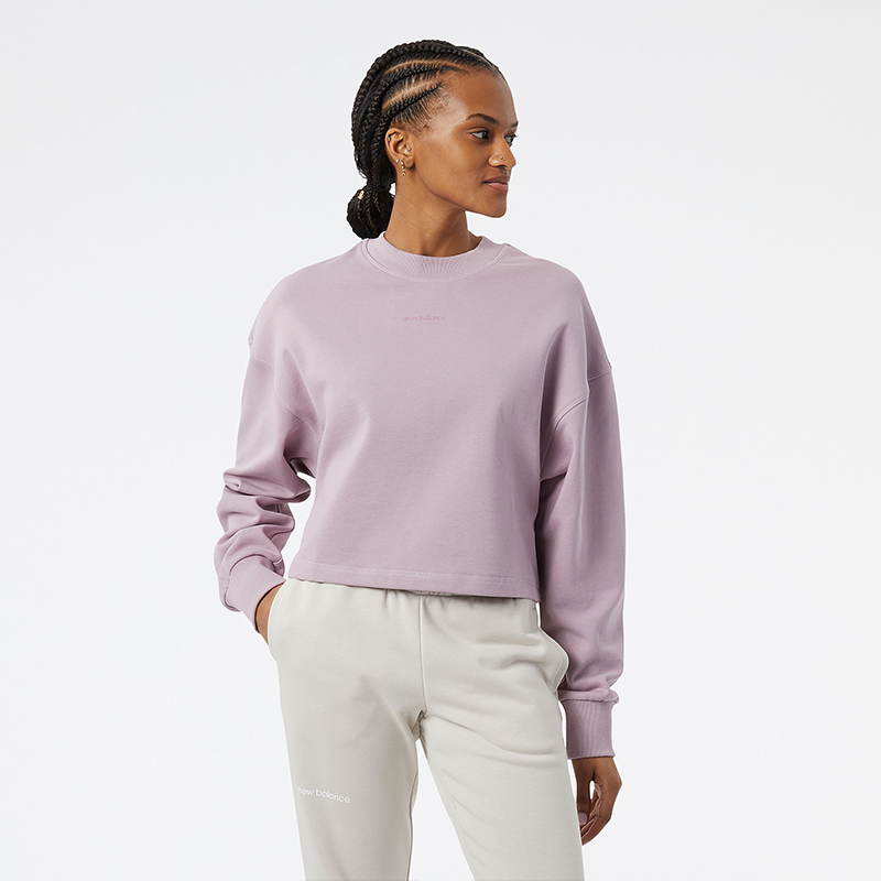 

Dámska mikina New Balance WT23555VSW – fialové