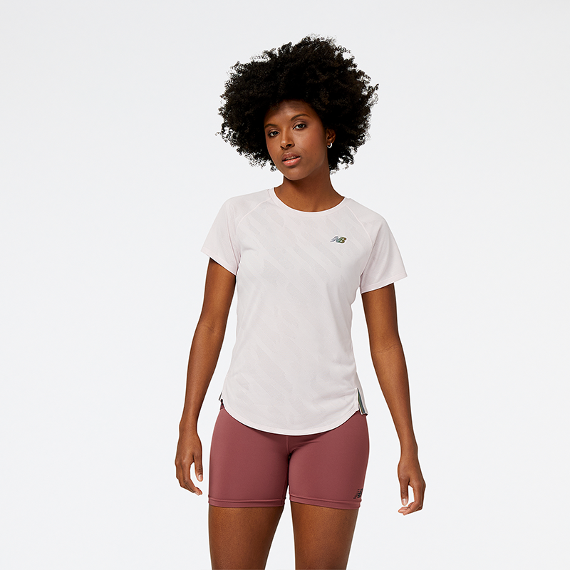 E-shop Dámske tričko New Balance WT23281SOI – ružové