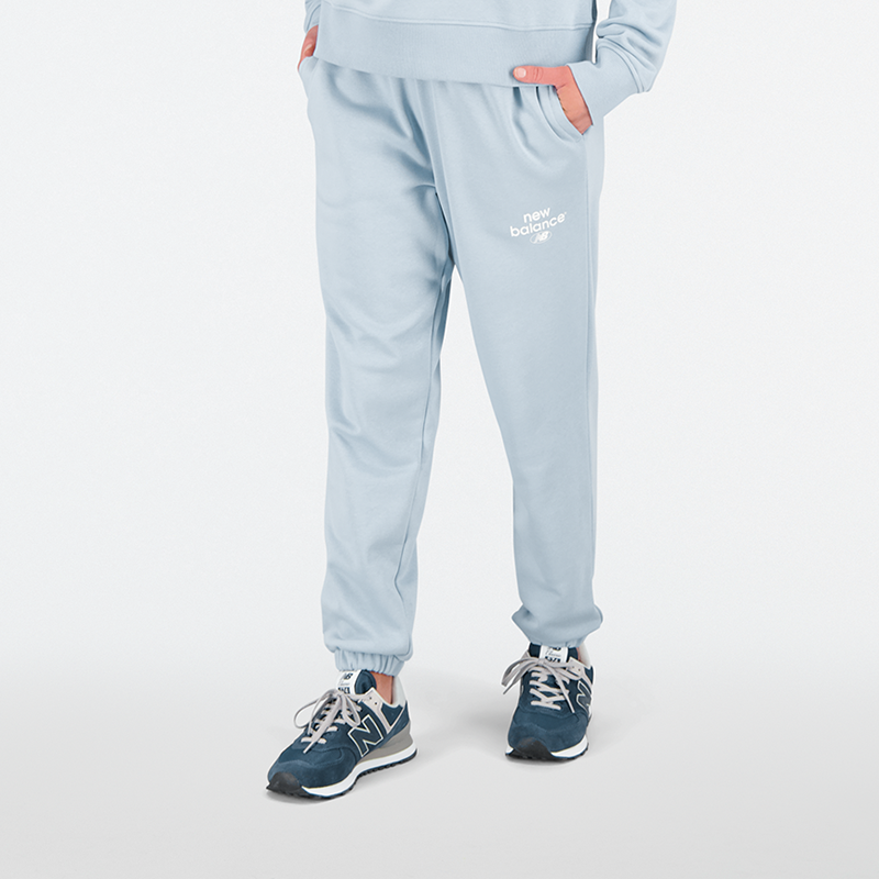 E-shop Dámske nohavice New Balance WP31508LAY – modré