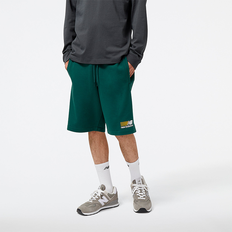 

Pánske šortky New Balance MS31908NWG – zelené