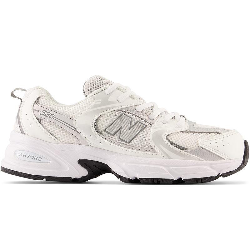 

Detské topánky New Balance GR530AD – biele