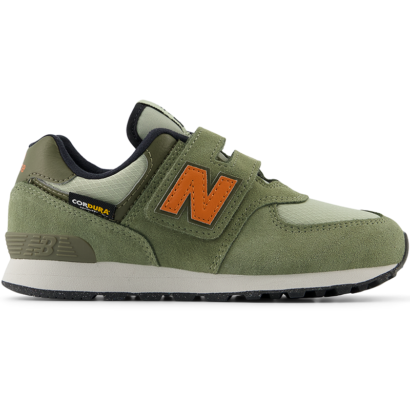 

Detské topánky New Balance PV574SOF – zelené