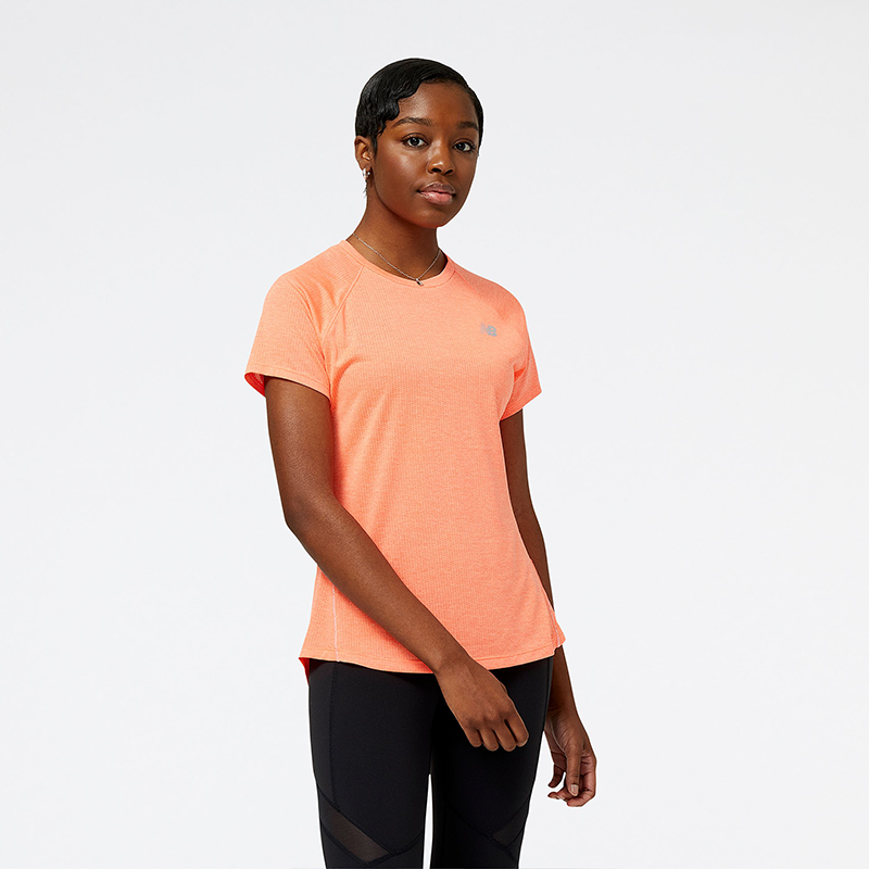E-shop Dámske tričko New Balance WT21262ODR – oranžová