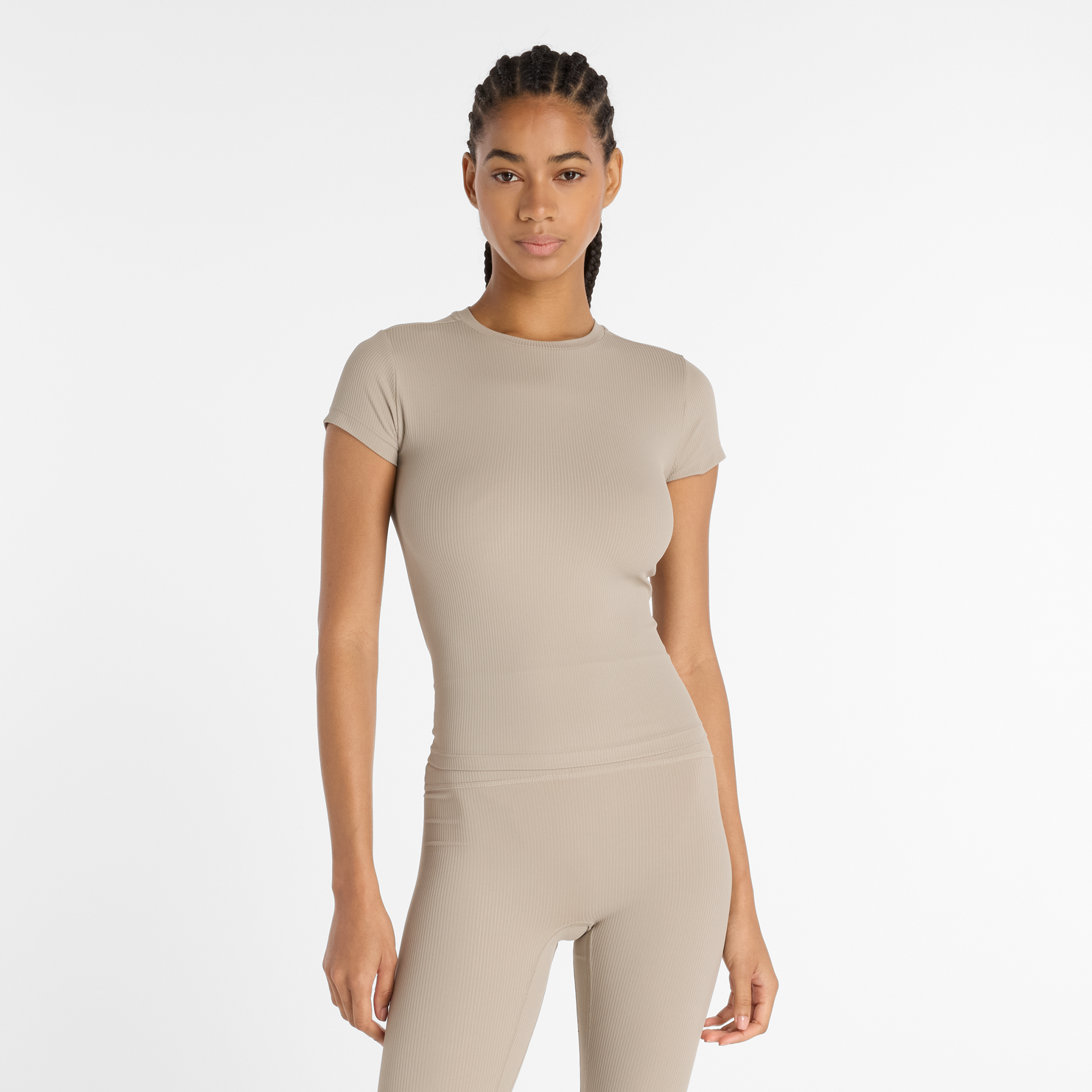 Dámske tričko New Balance WT53125ADS – béžové