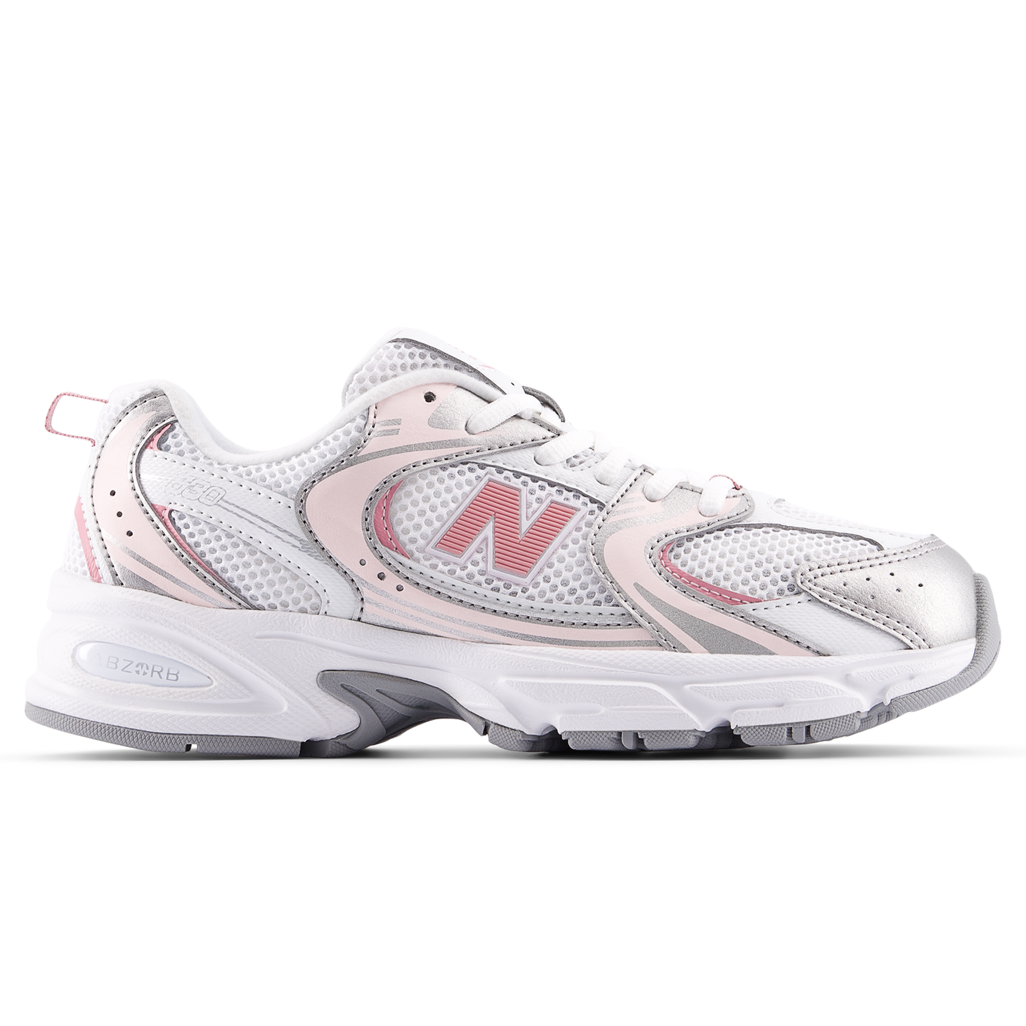 Detské topánky New Balance GR530EC – biele