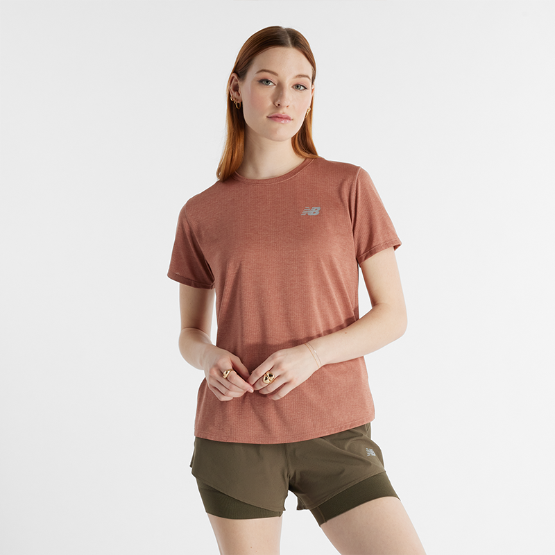 

Dámske tričko New Balance WT41253SWA – hnedá