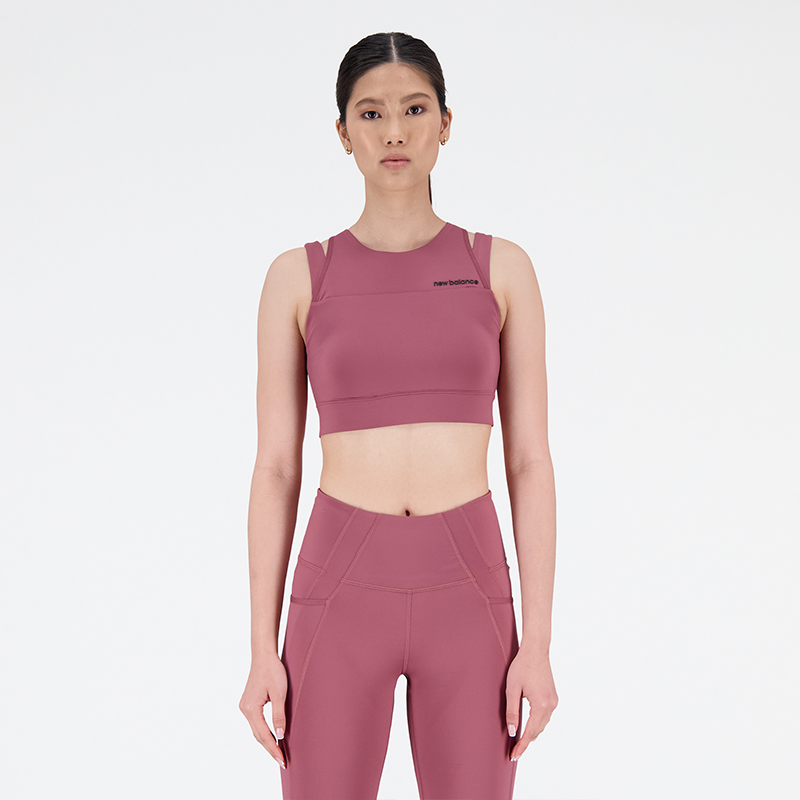

Športový top New Balance WB21110WAD – ružové