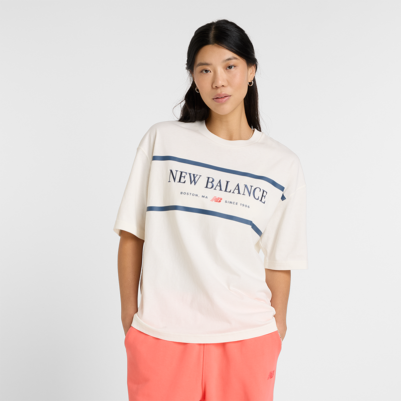 

Dámske tričko New Balance WT51910SST – béžové