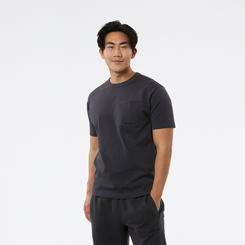 E-shop Pánske tričko New Balance MT23567PHM – čierne