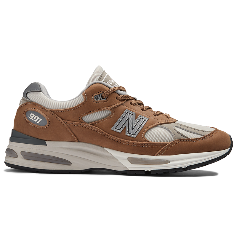 

Pánske topánky New Balance U991TB2 – hnedá