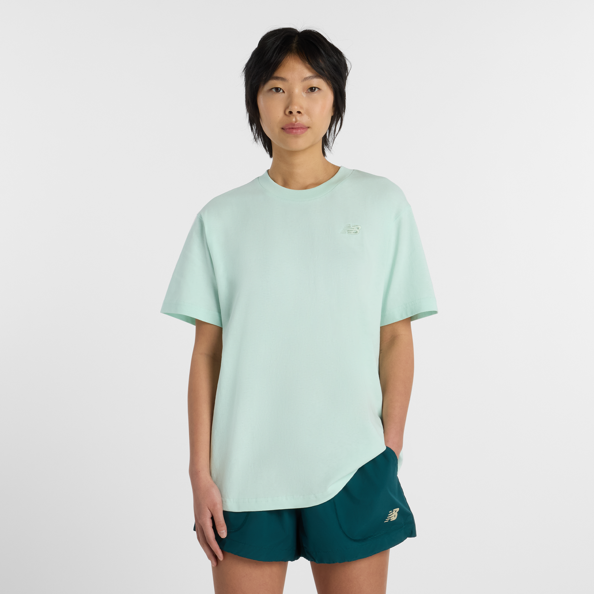 Dámske tričko New Balance WT41501COJ – mätové