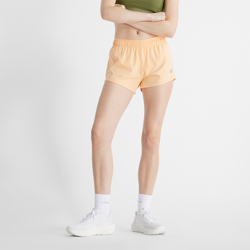 

Dámske šortky New Balance WS41286PAE – oranžová