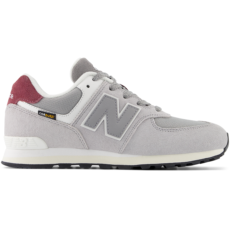 

Detské topánky New Balance GC574KBR – sivé