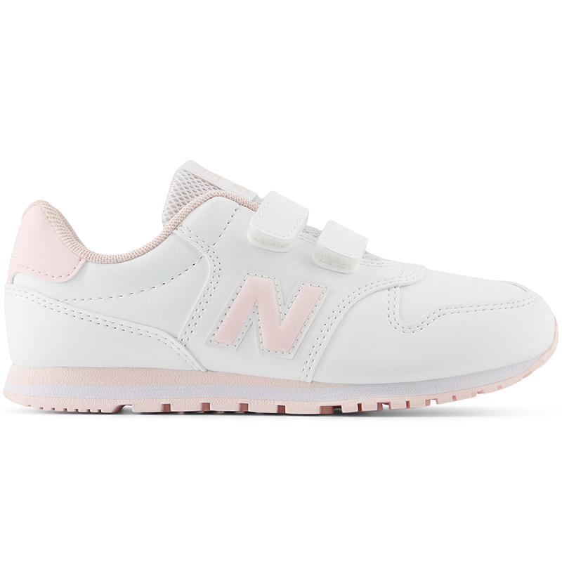 

Detské topánky New Balance PV500CWP – biele