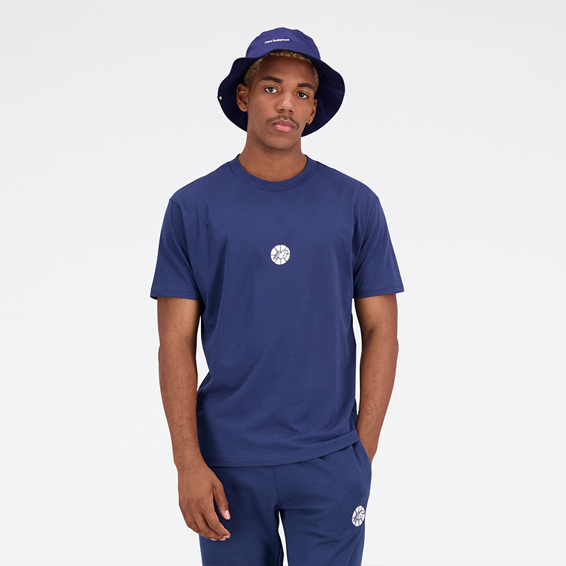 

Pánske tričko New Balance MT23582NNY – tmavomodrá