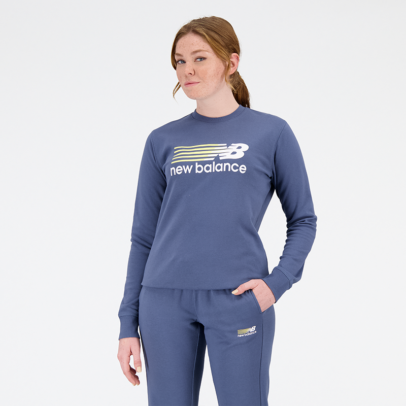 

Dámska mikina New Balance WT31816VTI – tmavomodrá