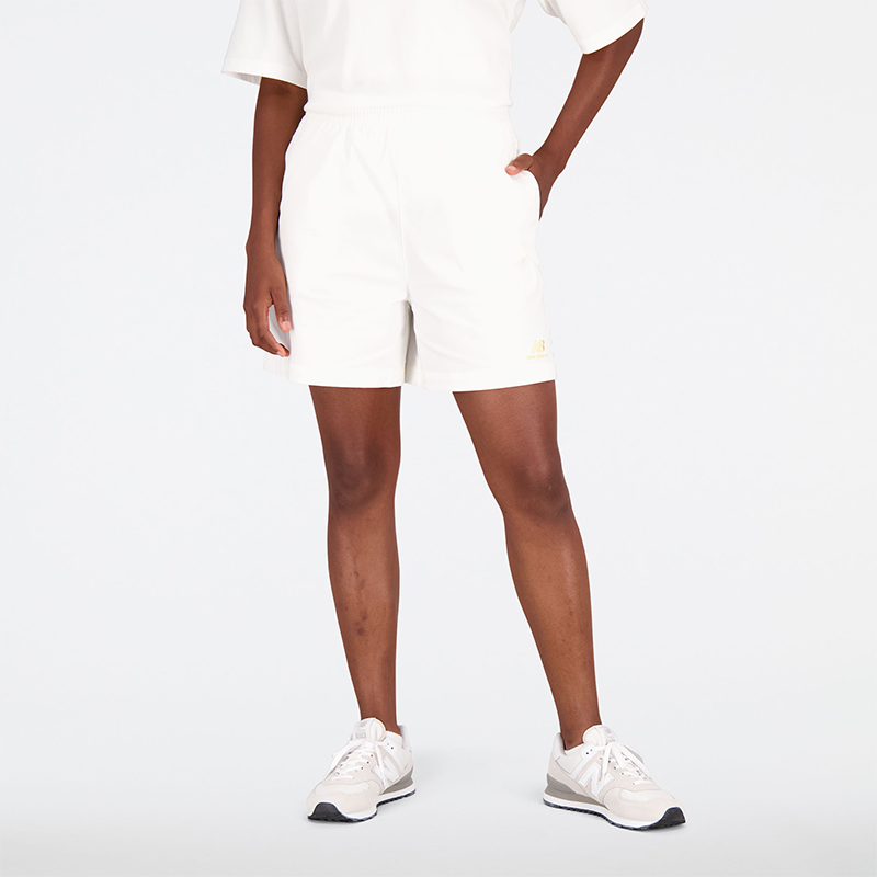 

Dámske šortky New Balance WS31551SST – biele