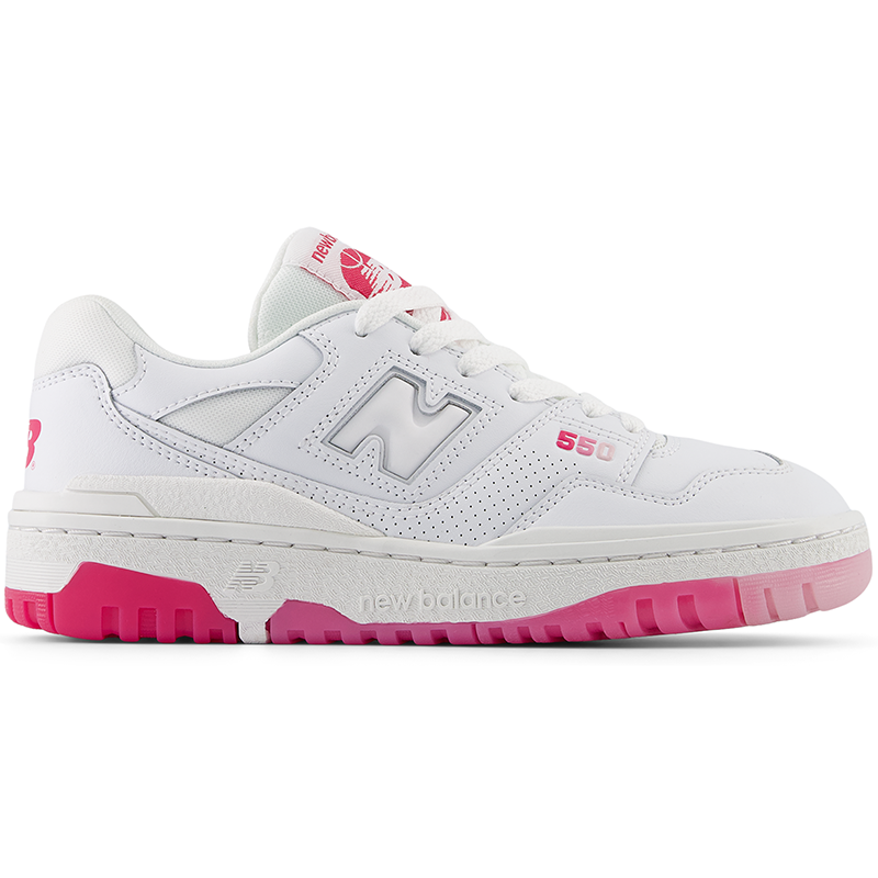 

Detské topánky New Balance GSB550KP – biele