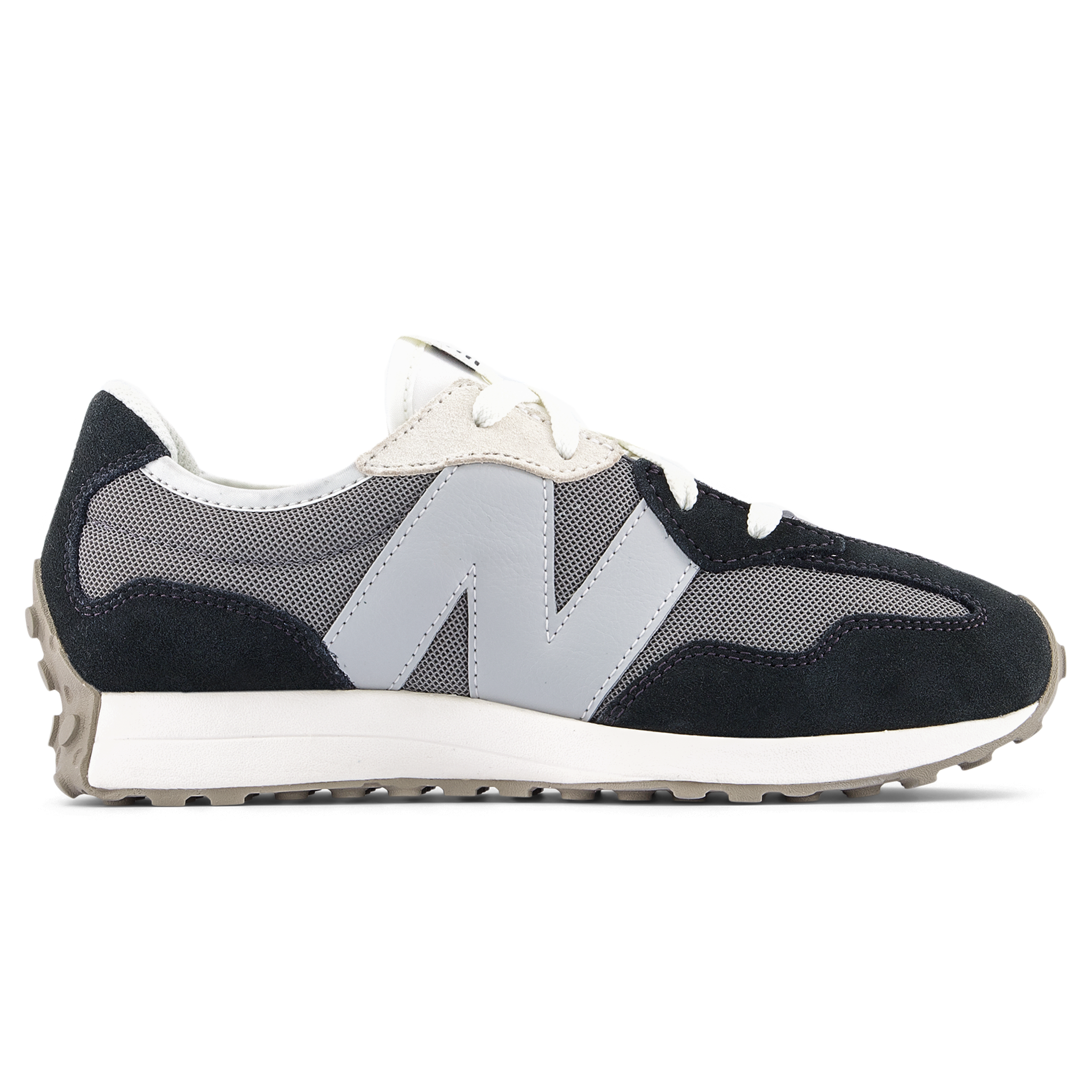 Detské topánky New Balance GS327LG – sivé