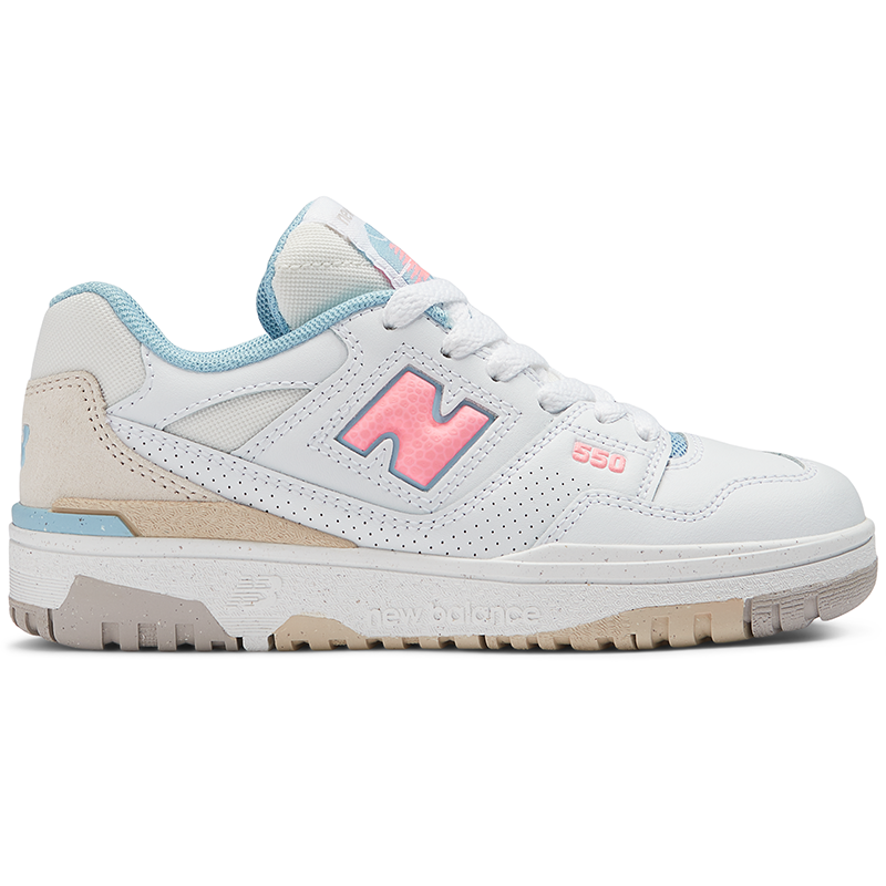 

Detské topánky New Balance PSB550EP – biele