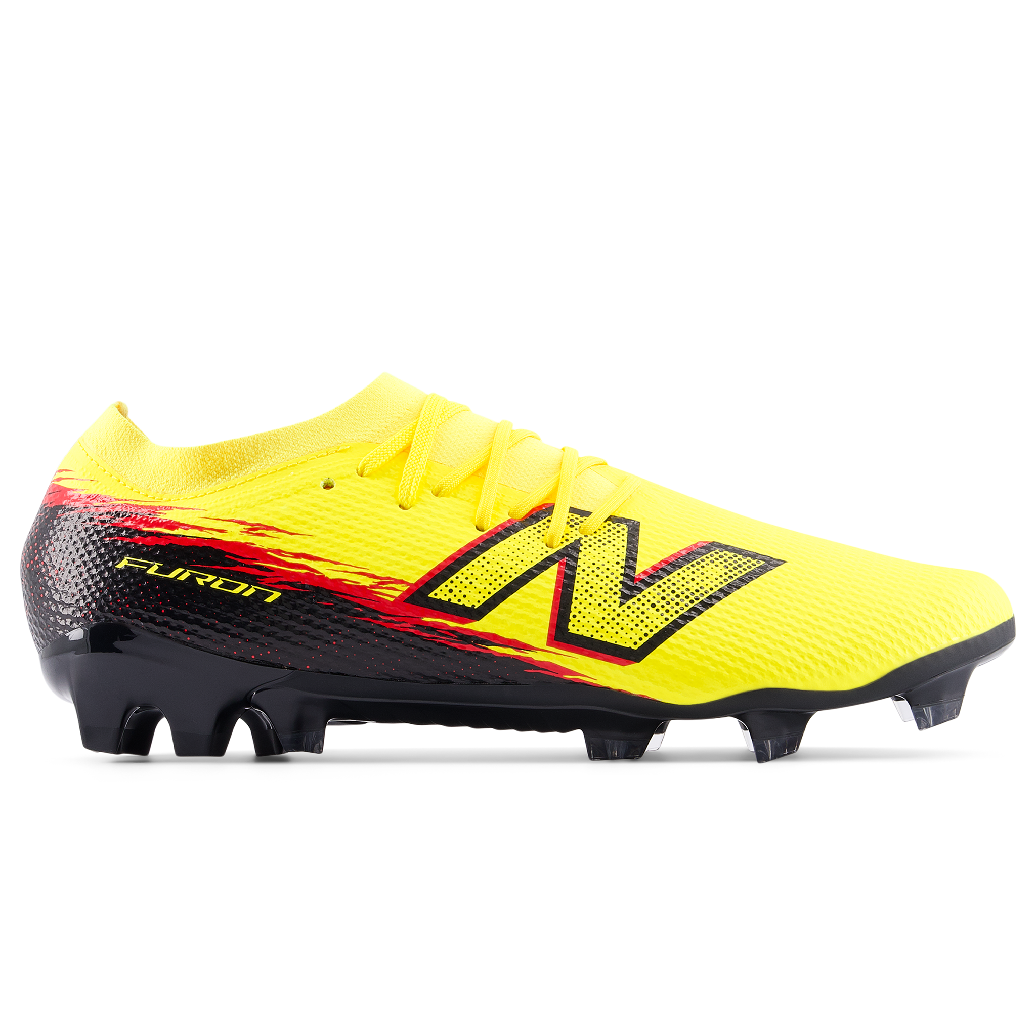Pánske kopačky New Balance FURON TEAM FG V8 UF3F1WQ – žlté