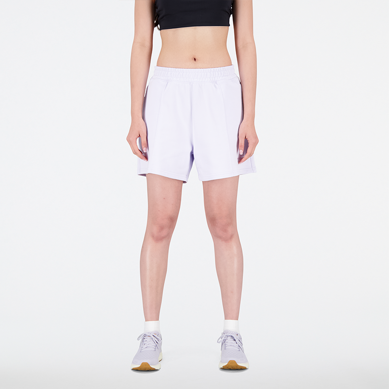 E-shop Dámske šortky New Balance WS23552LIA – fialové