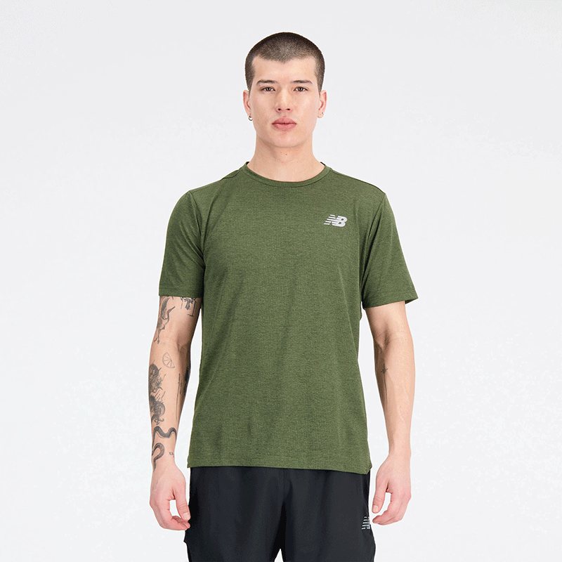 

Pánske tričko New Balance MT21262KMU – zelené