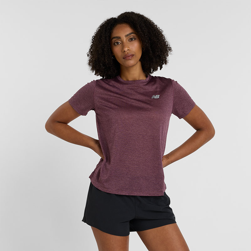

Dámske tričko New Balance WT41253FPH – fialové