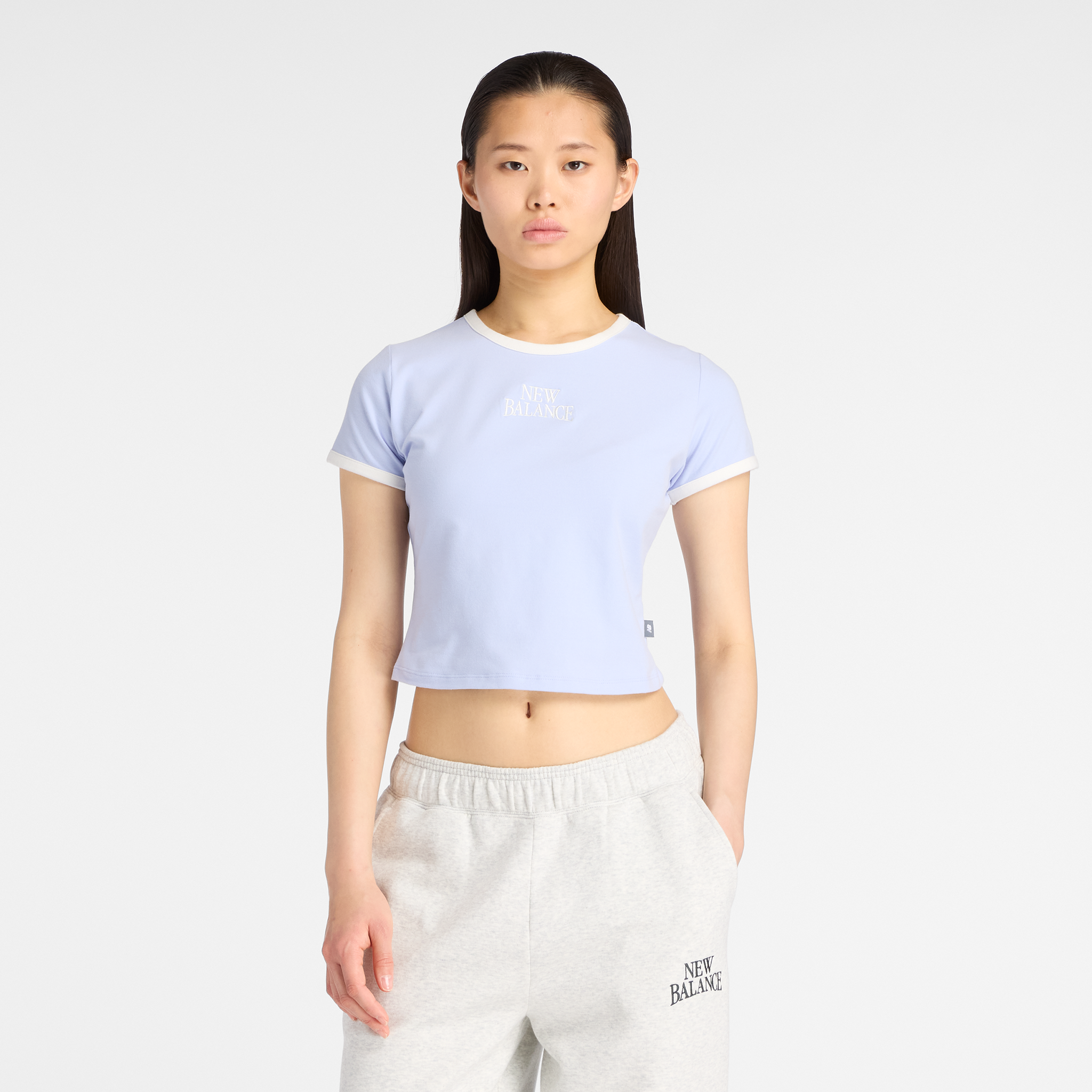 Dámske tričko New Balance WT61Y33QDYK – fialové