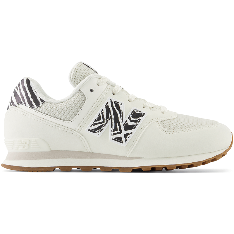 

Detské topánky New Balance GC574AS1 – biele