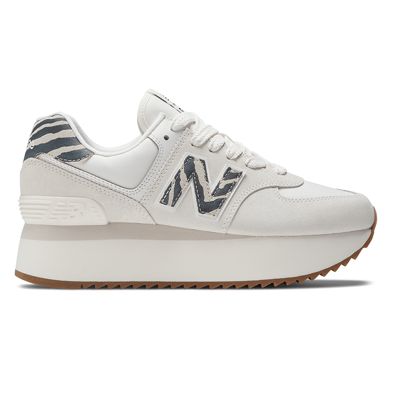 

Dámske topánky New Balance WL574ZDD – biele