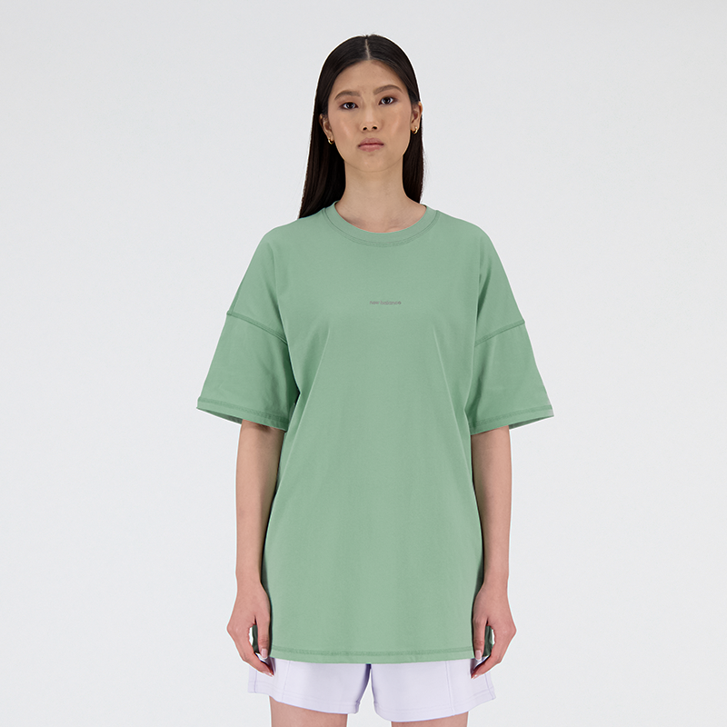 E-shop Dámske tričko New Balance WT23556SAE – mätové