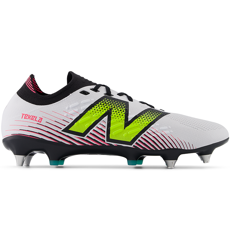 

Futbalové topánky New Balance TEKELA PRO SG V4+ ST1SLH45 – biele