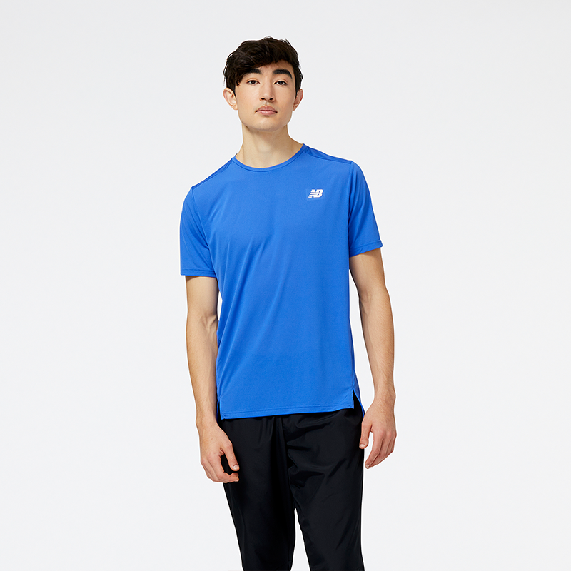 E-shop Pánske tričko New Balance MT23222MIB – modré